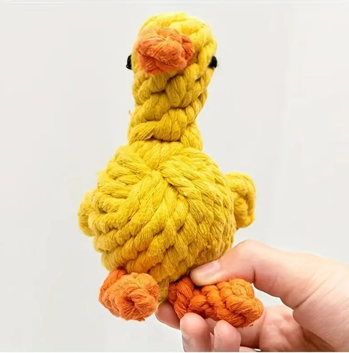 Duck Toy - Durable Bite Resistant - Cotton Rope Material