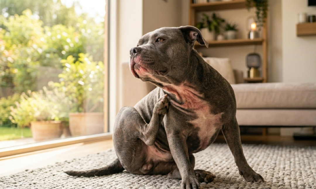 American Staffy Skin Problems: Causes, Symptoms & Natural Support