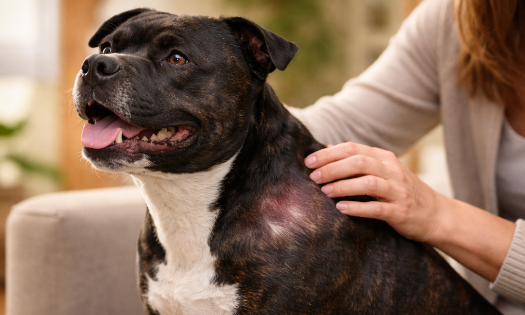 The Gut–Skin Connection in Dogs: Why Staffies Benefit from Digestive Support