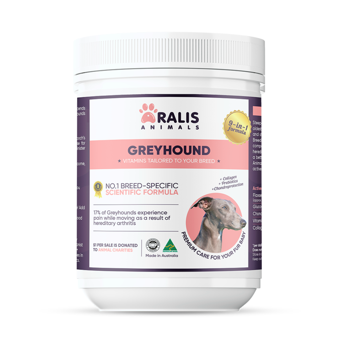 Buy Greyhound Dog Vitamins for Dogs in Australia | Aralis Animals